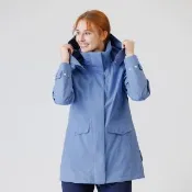 【TRAVELER 旅行者】女款Gore-Tex單件式防水外套｜252TR107(GORE TEX/防水外套/可銜拉/中長版)