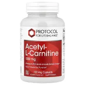 【iHerb】Protocol for Life Balance, 乙酰左旋肉鹼，500 毫克，100 粒素食膠囊