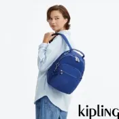 『首爾包』Kipling 熾藍色機能手提後背包-SEOUL S