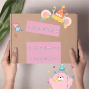 甜妞節慶♥台灣現貨♥【生日快樂貼紙】禮物包裝貼紙 封口貼 裝飾  花束 禮物 出卡包裝貼紙