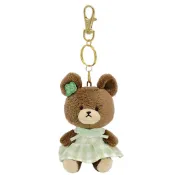 現貨 上學熊 小熊學校 the bear’s school 幸運草 綠格洋裝小熊 吊飾 掛飾