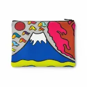 富士山插畫收納包