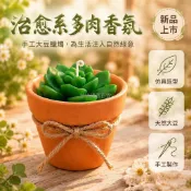 台灣出貨✨ 多肉植物造型香薰蠟燭 陶土花盆容器 附贈透明包裝盒 生日伴手禮 桌面擺設 玉露 蘆薈 仙人掌 石蓮花