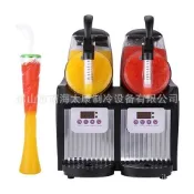 {限時特惠}工廠供應雪融機冰沙機雙缸飲料冷飲機果汁機小型商用雪泥機麥可酷