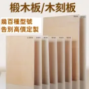 三合板木板材料模型diy手工實木薄片椴木板定制小薄木片薄板隔板易凡客製專賣