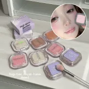 紫水晶霧感立體提亮粉,馬鈴薯泥質地,適合白皙肌膚發光細閃