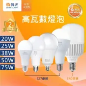 (店+)舞光原廠授權經銷商 舞光 LED 高瓦數燈泡 商用燈泡 商業燈泡 25W 38W 50W 75W 舞光燈泡