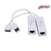 【臺灣現貨】USB延長器USB轉RJ45網線200米滑鼠鍵盤印表機網線公對母