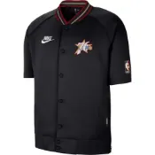 (店+)【球衣藏家】七六人 76ers 黑流星 復古之夜 HWC NIKE 實戰 熱身 NBA 短袖 球衣 夾克