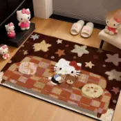 台灣發貨   ⦁֊⦁ಣ HelloKitty入戶門口防滑腳墊凱蒂貓耐髒地墊絲圈加厚玄關門內外墊