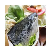 (店+)【海之醇】挪威鮭魚頭剖半500-600g