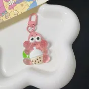 【新品促銷】 尋寶大冒險  超Q冰透海綿寶寶派大星鑰匙扣可愛少女書包挂件卡通閨蜜情侶禮物