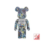 (店+)【BE@RBRICK】（現貨）BE@RBRICK 庫柏力克熊 Jackson Pollock Studio 潑墨千秋 1000％ 玩具有毒