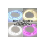 (店+)2835 白底套管 120燈 防水燈條 DC5V USB燈條 1M 白光/暖白光/冰藍光/粉紅光