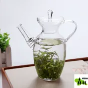 高硼硅宋執壺加蓋綠茶紅茶小青柑泡茶壺分酒器純手工耐熱玻璃茶壺