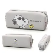日本進口 史努比 snoopy 中分拉鍊筆袋  糊塗塔克 大容量筆袋 拉鍊筆袋 化妝包 鉛筆盒 文具袋 收納袋