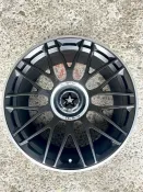 全新鍛造AMG式樣19 5/112 前後配消光黑車邊鋁圈(W212 W213專用