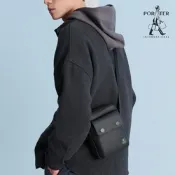 PORTER INTERNATIONAL - 沉著型格HARDY斜背包 - 黑