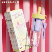 Creation吸管杯 大容量夏季隨行水杯 Tritan材質健身杯 女生泡茶搖搖杯 720ML