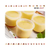 (店+)嚴選SHOP 10入 附蓋 170cc 烤布丁杯 G31 大布蕾杯 蒸蛋杯 可放入烤箱 甜點杯 耐烤杯 奶酪杯 塑膠杯