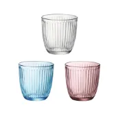 【義大利Bormioli Rocco】線條水杯290ml-共3色《拾光玻璃》酒杯 玻璃杯