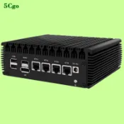 5Cgo【含稅】J4125/N5105/6005第5版2.5G四intel多網口工控軟路由迷你mini桌上型電腦主機桌電