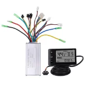 【Lixada】 36/48V 500/750W 電動自行車踏板車無刷控制器套件帶 LCD 866 顯示儀表 22A9