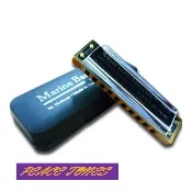 【i郵購】PEACE TONES 音和樂器 HOHNER Marine Band Deluxe 十孔民謠口琴(高級木製琴身 豪華版 鉚釘改良為螺絲固定)