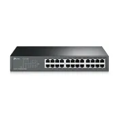 【TP-Link】TL-SF1024D 24埠100Mbps桌上/機架型乙太網路交換器(鋼殼)