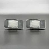 2 件適用於福特 Escape 2001-2007 白色 LED 牌照燈