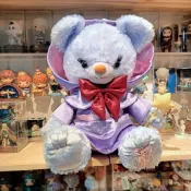 【絕版日貨】日本迪士尼商店大學熊 UniBEARsity神仙教母S號玩偶 絨毛娃娃公仔大學熊灰姑娘兒童生日禮物公主熊