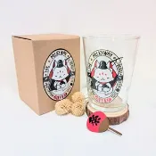【牛奶周邊】小福獸 – 玻璃小酒杯 (現貨)
