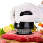 成名在望 鬆肉針 304不銹鋼豬皮插松肉針斷筋器牛筋斷筋刀嫩肉器牛排敲肉錘碎肉寶 【CM198】