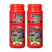 【AZOO】9合1孔雀魚漢堡330ml(2罐)