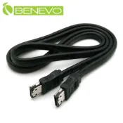 Benevo 加粗型 1M eSATA資料傳輸連接線 (BESATA0100FMM)