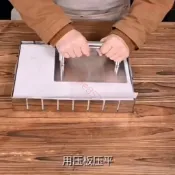 🍎熱銷🍎 雪花酥壓平器自制阿膠糕壓板工具牛軋糖抹平器不銹鋼定型壓實模具 🍎一帆百貨