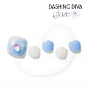 【DASHING DIVA】glaze足部凝膠美甲貼_歐若拉夏 貼紙 需要照燈