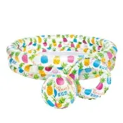 【INTEX】Vencedor 水族館水池組 充氣游泳池(家庭游泳池 兒童游泳池-2入)