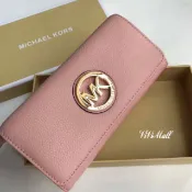『Marc Jacobs旗艦店』Michael Kors｜MK｜美國代購｜經典LOGO荔枝紋牛皮長夾 錢包 手拿包