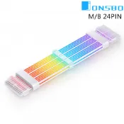 【紐頓e世界】JONSBO喬思伯 DY-2 主機板24PIN ARGB 電源發光延長線