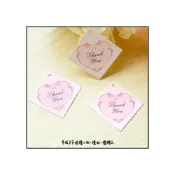 (店+)禮物小吊牌3.5X3.5cm（方形A款-Thank You）-零售-不含其它配件 禮物裝飾/包裝材料 g1093