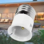 寓偉 2/5 件燈座轉換器 Led 燈泡底座轉換座轉換器 B22 到 E27 插座適配器燈適配器燈泡座