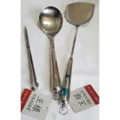 王樣OSAMA 不鏽鋼菜匙 煎匙 分菜夾 大湯匙 不鏽鋼鍋鏟 料理夾 健康料理 高質感 耐用好清洗