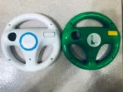 Wii 原廠賽車方向盤/瑪莉歐賽車方向盤(Wii U可用)綠色及白色可選
