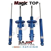 SKODA RAPID 15-18  (客製品)  / SAJIN Magic TOP 12段原廠型阻尼可調改裝避震器