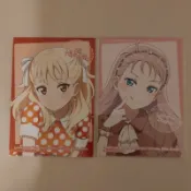LoveLive 虹ヶ咲 虹咲學園學園偶像同好會 駄菓子屋 Anique 寫真卡 （宮下愛/鐘嵐珠）