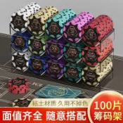 免運籌碼幣麻將德州撲克籌碼卡片打牌棋牌室專用代幣積分卡獎勵卡
