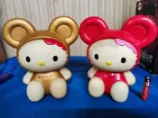 HANG TEN 服飾 一對 KITTY 造型公仔   KT公仔2