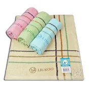 LIUKOO 三井純棉毛巾(4條) 吸水毛巾 純棉毛巾 煙斗 LK635 台灣製 【DK大王】
