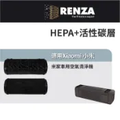 適用 Xiaomi 小米 米家 米家車用空氣清淨機 HEPA+活性碳 濾網 濾芯 濾心